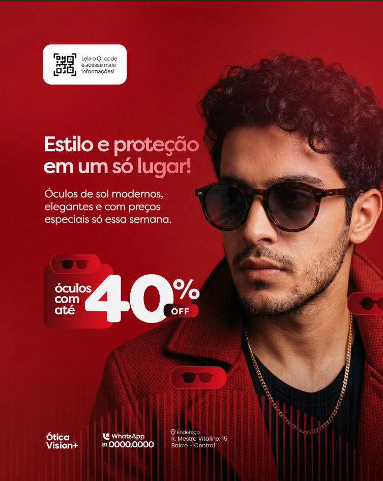 Campanha de óculos de sol — Agência Base